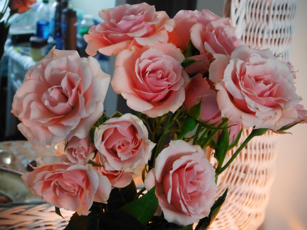 thelivingwiccan:  bouquetsofperfumedstars:  Altar porn time!  The roses are an offering