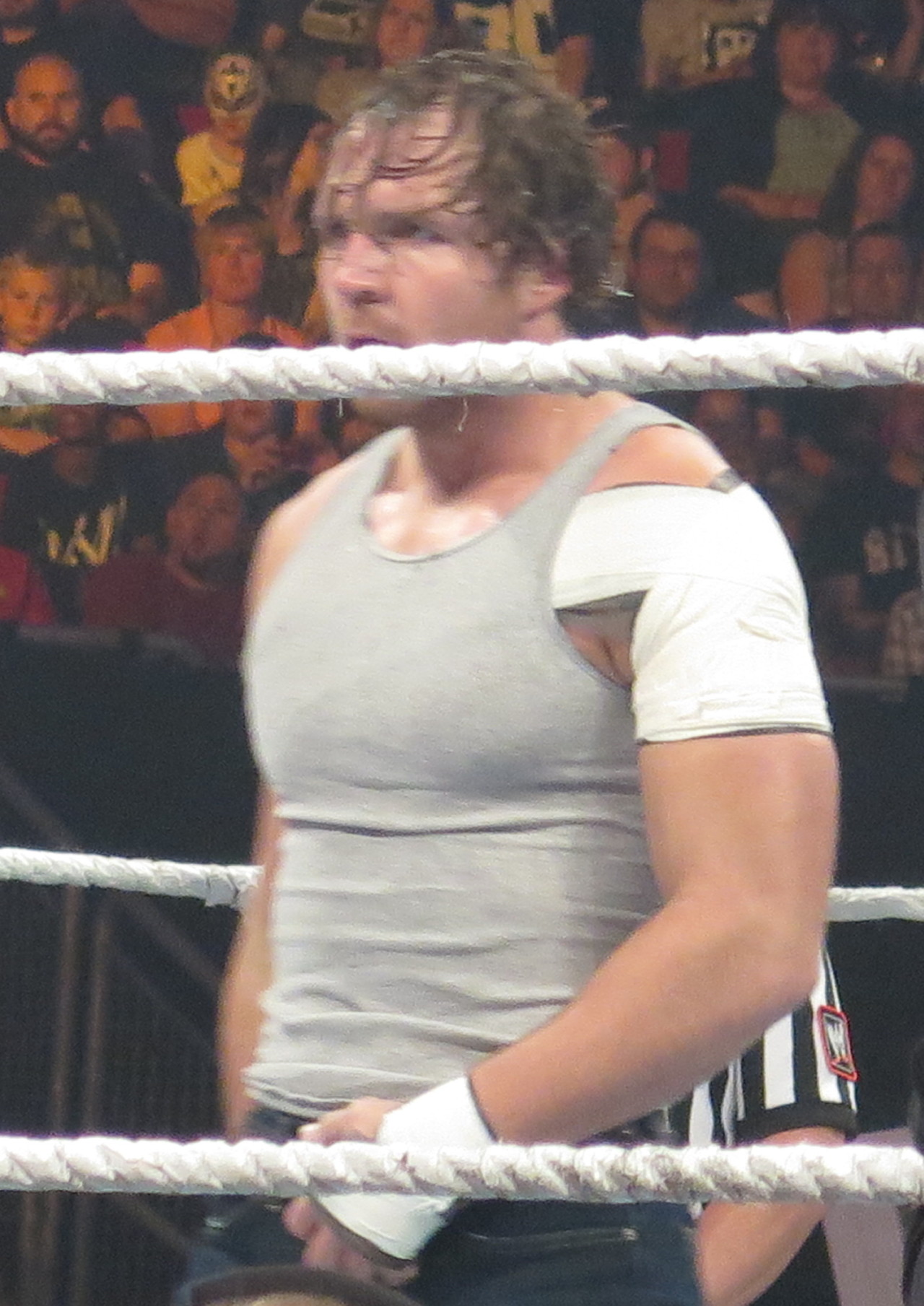  Dean Ambrose v Cesaro—12 August SmackDown taping—Part 1 