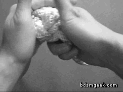 howtobdsm:  How to Tie a Monkey Fist Ball Gag - KnottyBoys