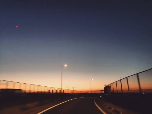 Sunset-Night Road Trips