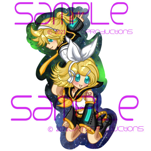 Last of the Vocaloid unless there’s a lot of requests for this: the Kagamine Twins! :D