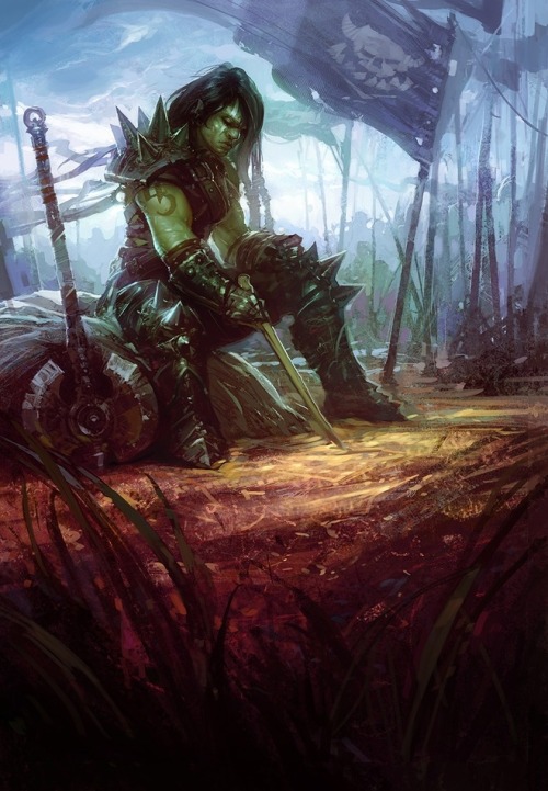 XXX fallen-fighter-:  Orc  Orcs are aggressive, photo