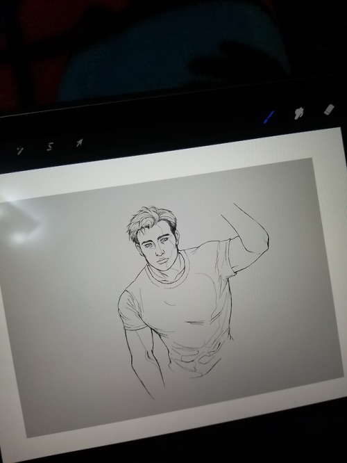 I&rsquo;m using Chris Evan&rsquo;s pic as reference for my final storyboard project hope no 