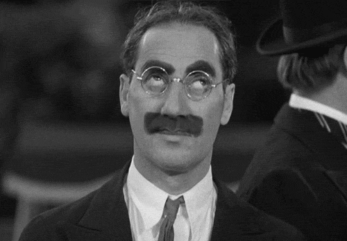 sebulas:  tadmad:  myillusionsanddelusions:  fuckyeahthunderstruck <3  Groucho   This gif will have many uses in my tumblr life.
