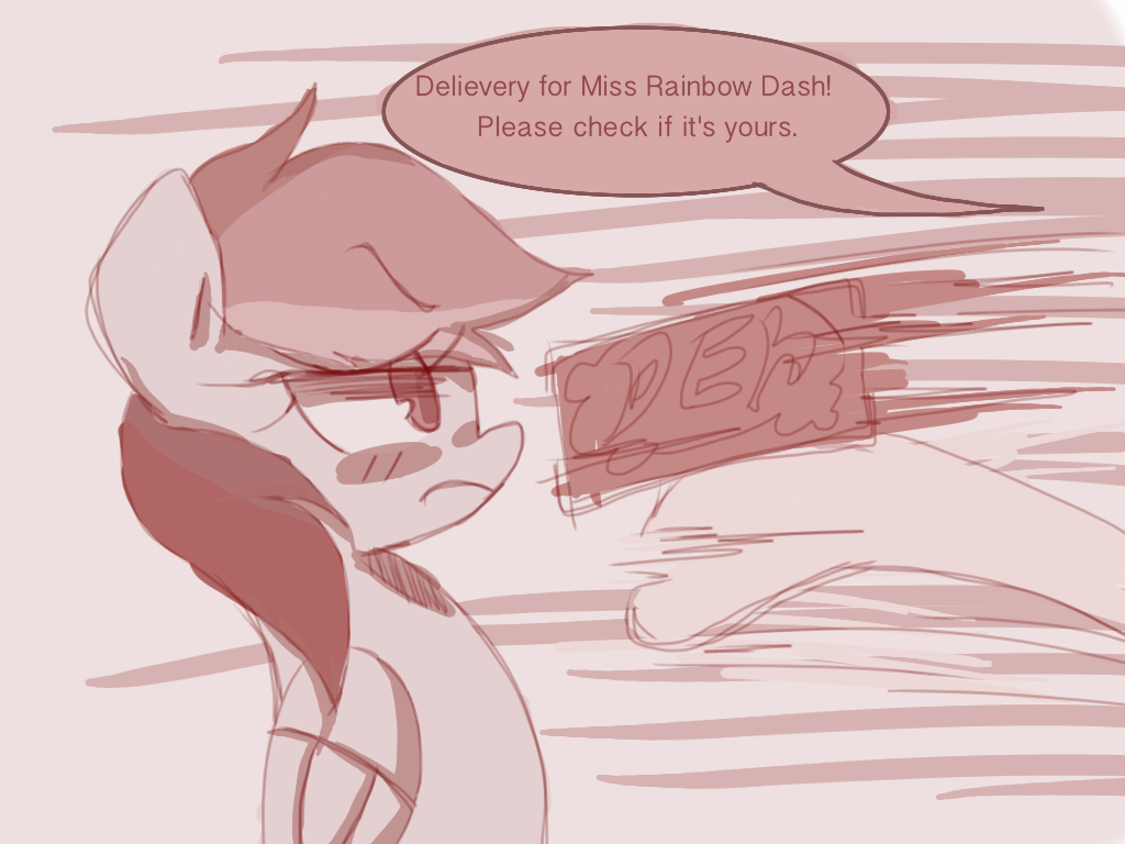 fillyrascaltwilightsparkle-kor:  RAINBOW DASH #01  This is adorable. owo