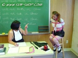 School Girl Bondage