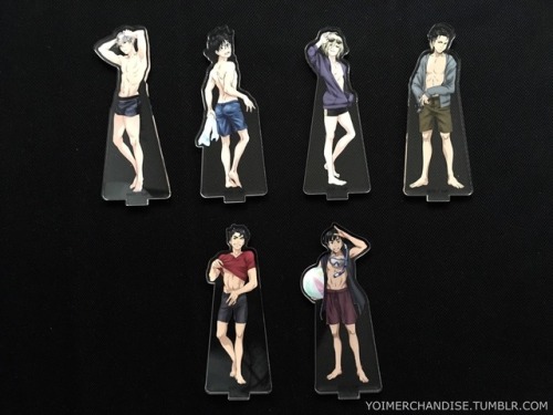 yoimerchandise: YOI x Tokyu Hands Collaboration Fair Merchandise Original Release Date:July 2017 Featured Characters (15 Total):Viktor, Yuuri, Yuri, Otabek, Christophe, Emil, Georgi, Guang Hong, JJ, Leo, Michele, Minami, Phichit, Seung Gil, Seung Gil’s