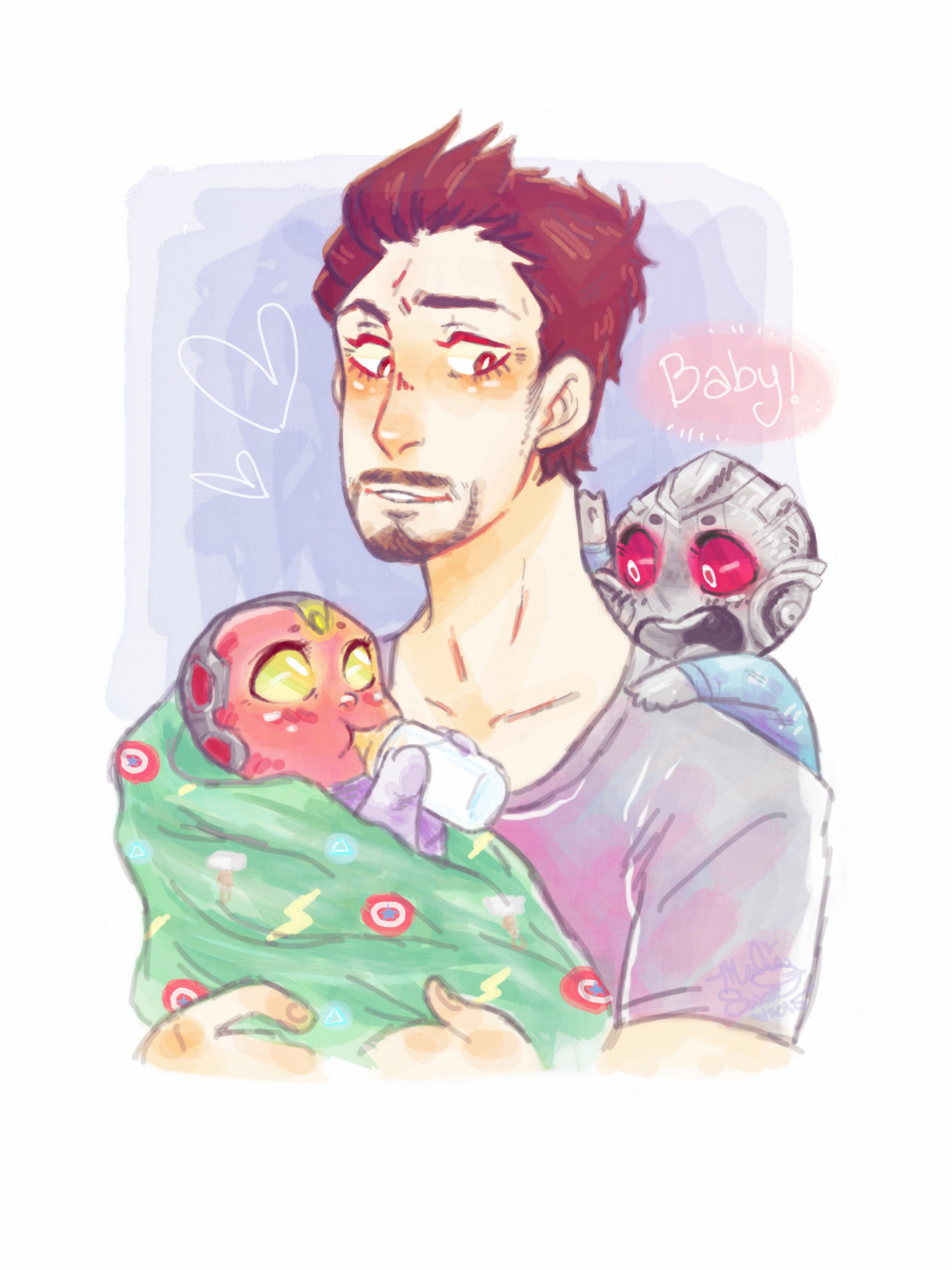 queentumbliesart:  Dem cuties &lt;3*Please do not use my art without my permission!*