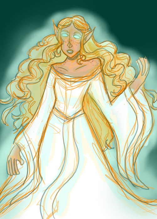 Quick Galadriel Doodle :)