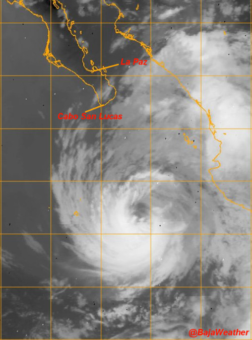 Bud likely to become a tropical storm later today. Location at 03:00 MDT (09:00 UTC) about 435 km / 270 mi SSE of Cabo San Lucas Mexico maximum sustained winds 120 km/h / 75 mph. Bud is moving toward the north-northwest near 7 km/h, and this motion...