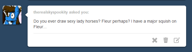 acstlu:  I should probably start drawing more lady horses on here  x: