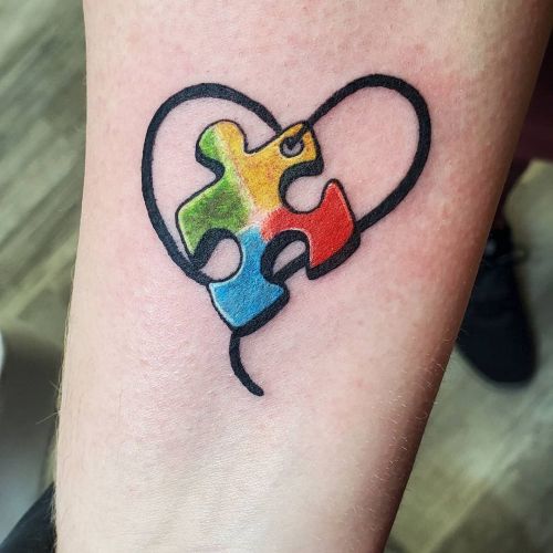 <p>Little autism awareness piece from today.   Thanks Bridget!<br/>
.<br/>
#ladytattooer #thephoenix #copperphoenix #shelbyvilleindiana #indianapolistattoo #indylocal #do317 #indytattoo #circlecity #waverlycolorco #industryinks #yournewfavoriteink #eztattooing #wearesorrymom #stigmarotary #autismtattoo #autismawareness #colortattoo #puzzle #puzzlepieces  (at Shelbyville, Indiana)<br/>
<a href="https://www.instagram.com/p/CNOPXRtrYw5/?igshid=18f0sgaqt3lhp">https://www.instagram.com/p/CNOPXRtrYw5/?igshid=18f0sgaqt3lhp</a></p>