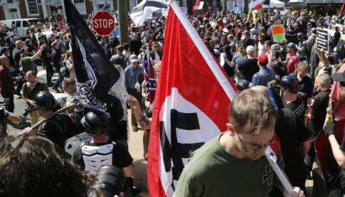socialistexan:  @sekuwido   See, this is what happens when people live in insular bubbles and think politics only happens in closed rooms and debate floors. People who aren’t targeted by Neo-Nazis believe the Nazis don’t actually exist, that they