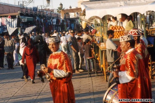 Jemaa El Fna, Marrakech, Morocco. 