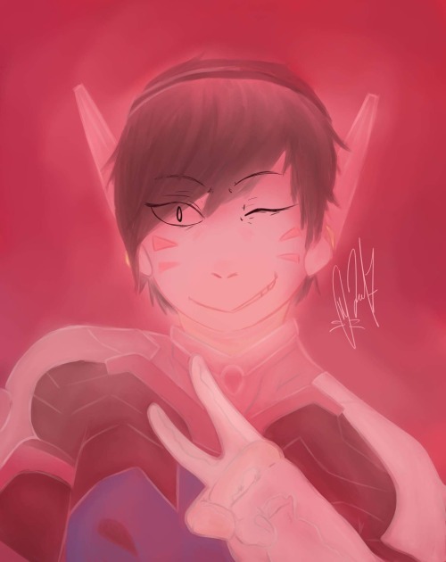 9 hours streaming.. kms. Male D.Va. tried new coloring style and I&rsquo;m actually proud of how i
