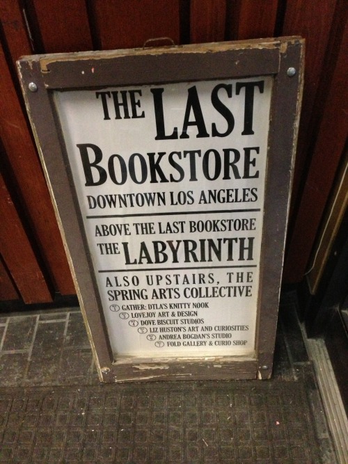 lilnympho: coolthingoftheday: The Last Bookstore in Los Angeles, California. Great place to take 