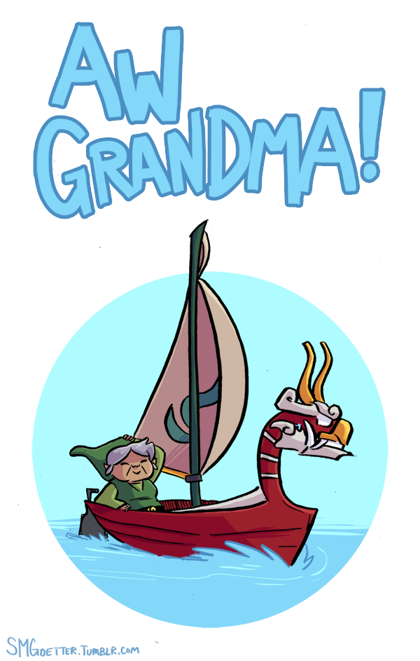 thetauren:  smgoetter:  Remember this post about my WW AU where Link’s Grandma