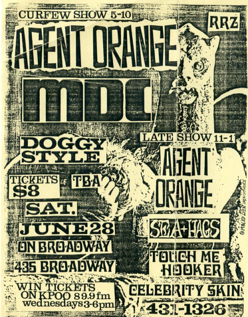 cthulhucoffee:  Punk Flyers of the 80’s and 90s 