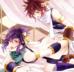 yaoi-bl:  Kid Icarus 【腐向け】ピット ブラックピット(2) Pixiv ID: 26673350Member: Izumo