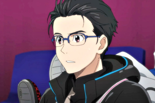 yuri-on-ice-ice-baby:  Kubo: “yeah I wanted to draw Yuuri very plainly and not super handsome or anything”Also Kubo: “lmao bitch you thought” 