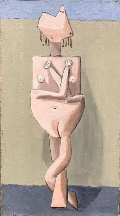 Edgar Levy (American, 1907–1975). Cubist figure, 1930s.