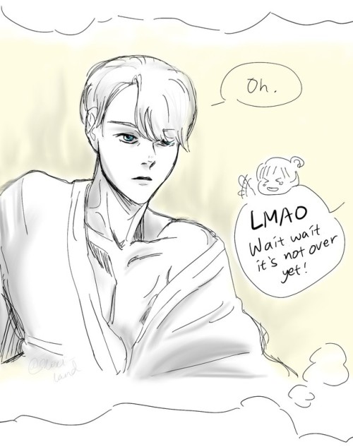 xixi-land: Hope you enjoyed this little hc of Yuri!!! at highschool💪