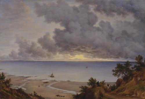 Sandown Bay, from near Shanklin Chine, Isle of WightJohn Glover (British; 1767–1849)ca. 1827Oil on c