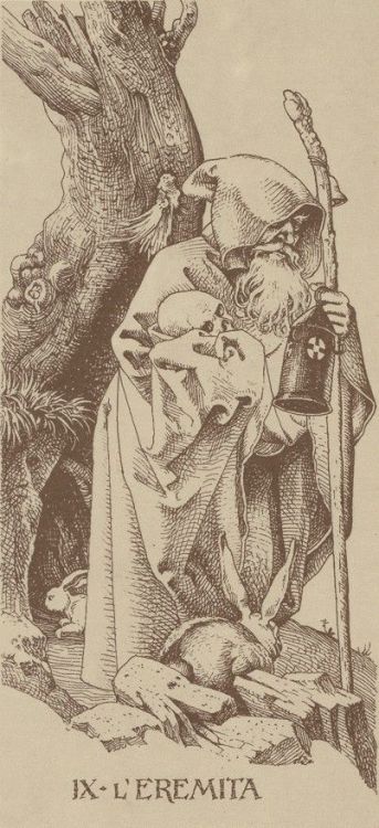 bassiumortis: IX. The Hermit: The Dürer Tarot