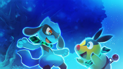 chipsprites:  Pokémon Super Mystery Dungeon official art.