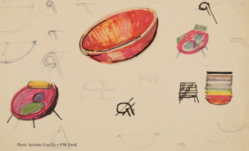 Lina Bo Bardi, Bardi&rsquo;s Bowl chair, 1951