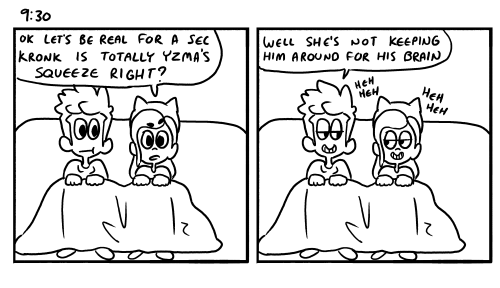 theniftyfox:watching emperor’s new groove as an adult you pick up on some subtle….impli