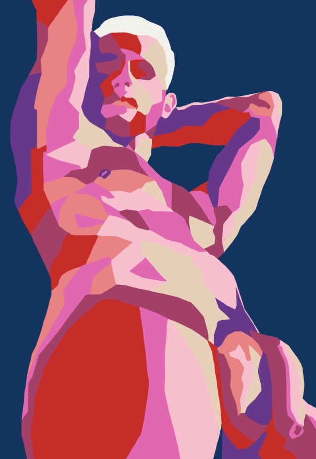 kwa56-blog:Standing nude 2.Arcrylic on canvas,approx.