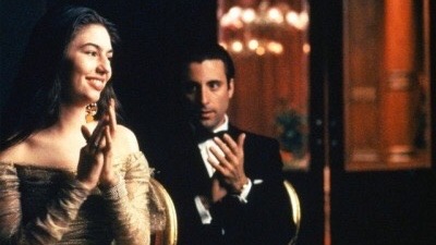 Andy Garcia & Sofia Coppola Characters: Vincent Mancini, Mary Corleone  Film: The Godfather: Part