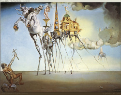 surrealism-love:  The Temptation of St. Anthony, 1946, Salvador DaliSize: 119.5x89.7 cmMedium: oil, canvas