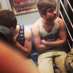 Pissinghispants (My Old Tumblr):  Dude On The Subway Pissed His Pants And Fucking