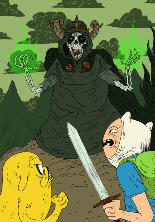 insanelygaming:  Finn & Jake vs. The Lich King Created by Zé Burnay 
