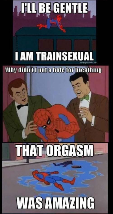 oddysee:  iraffiruse:  Frozach Submitted  Never has anything on the internet made me laugh harder than this fucking spidermeme thing. So much funny. 