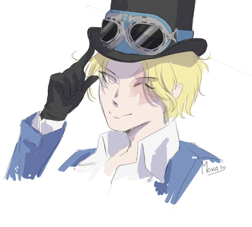 Sabo, I guess. Just sketched cuz I’m kinda lazy this period ~