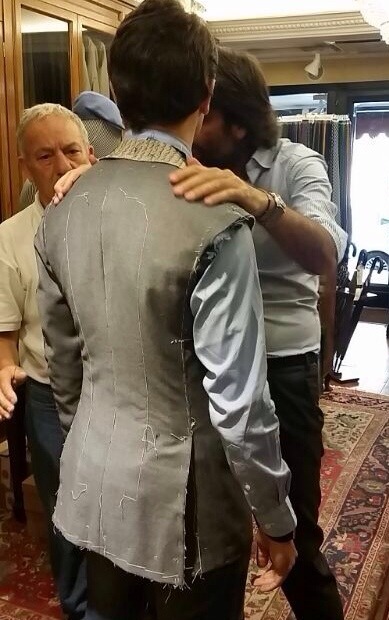 Fitting at Sartoria Ripense