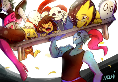 nelhi:  Undyne morning exercise ~~