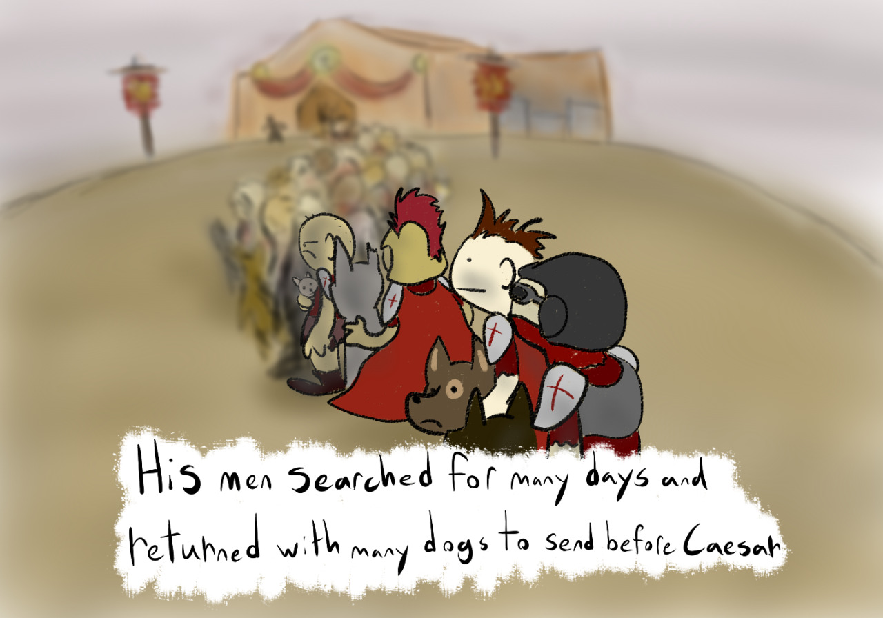 The continuing saga of a faction leader and his dog, pages 3 and 4. For Taffy&rsquo;s