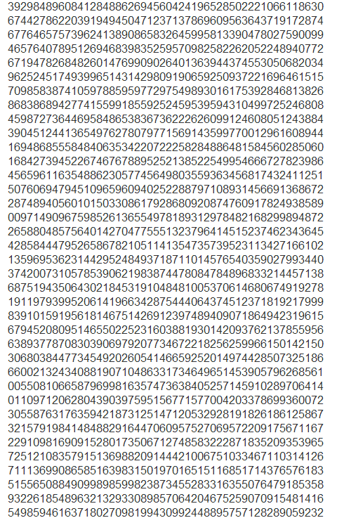 thefrogman:  Pi is infinite an irrational. At some point everything in the universe