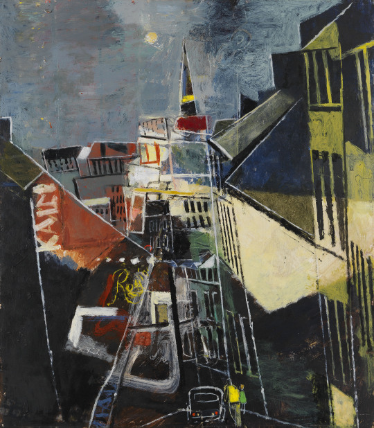   Franz Xaver Fuhr (German, 1898-1973), Stadt im Licht (City in the light), about