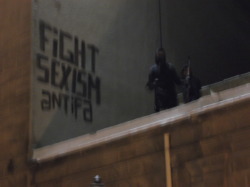 2beinz:2beinz crew in action_faneromeni rooftopsummer_2014fight sexism!