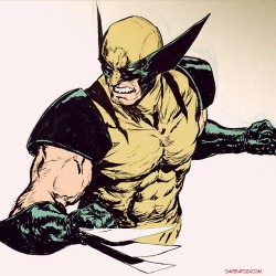 daverapoza:  Wolverine with quick digital