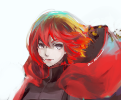 therwbysassoverload:  RWBY Ruby Rose by ox-miruku