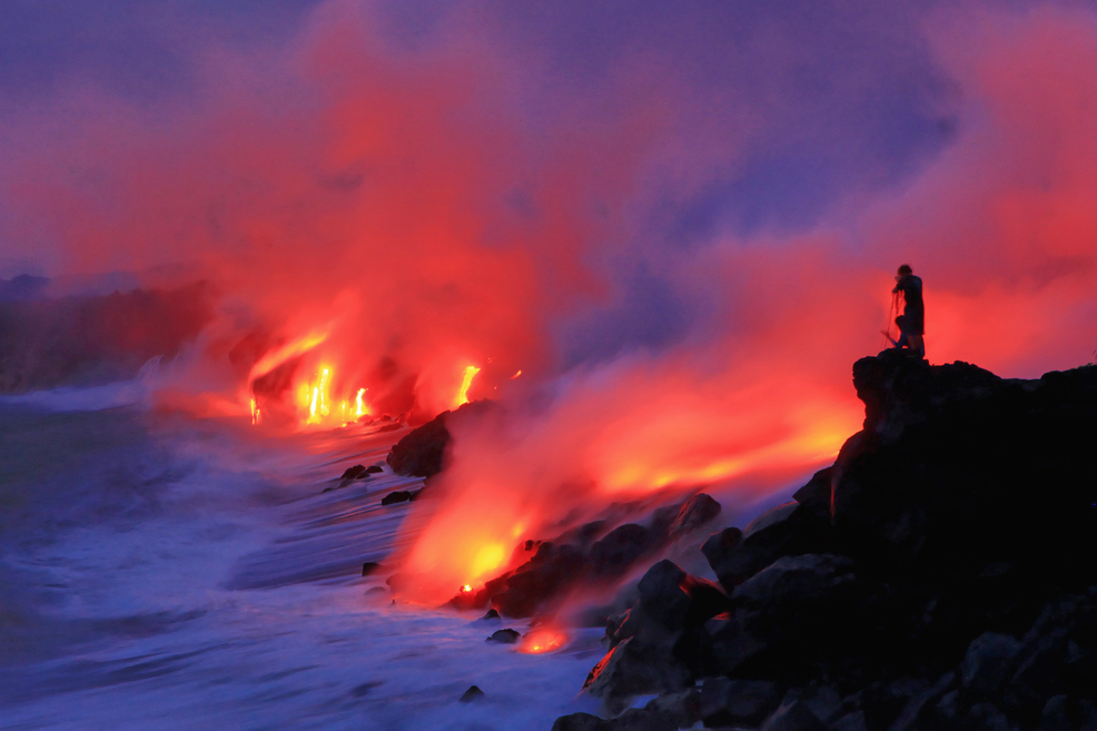nubbsgalore: kilauea, one of the most active volcanoes on earth, has erupted continuously