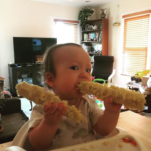 Double fisting corn on the cob like a boss. by thejonsander