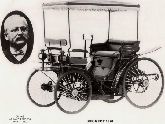 peugeot type 3, lançado em 1891