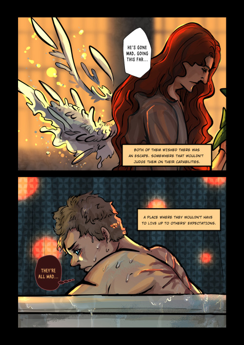 LIKE A MOTH TO THE LAMP - A REVERSE!AU COMIC ABOUT A STARWEAVING ANGEL AND A MOTH DEMONPART 1 | PART